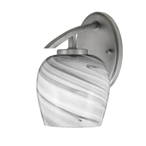 Toltec Lighting - 3720-GP-4819 - One Light Wall Sconce - Kurve - Graphite