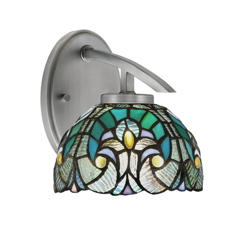 Toltec Lighting - 3720-GP-9925 - One Light Wall Sconce - Kurve - Graphite