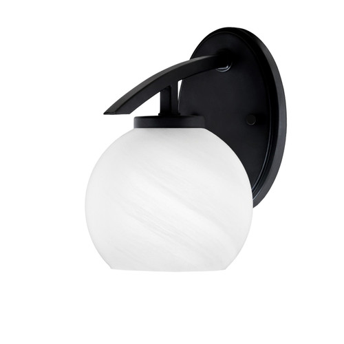 Toltec Lighting - 3720-MB-4101 - One Light Wall Sconce - Kurve - Matte Black