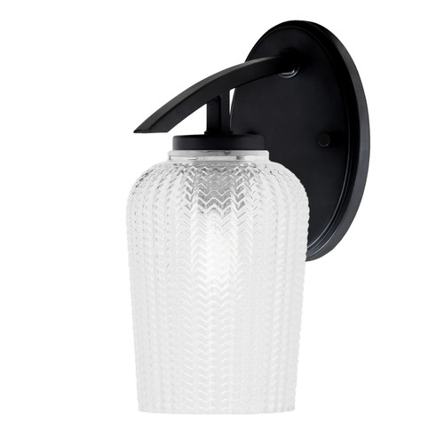 Toltec Lighting - 3720-MB-4250 - One Light Wall Sconce - Kurve - Matte Black