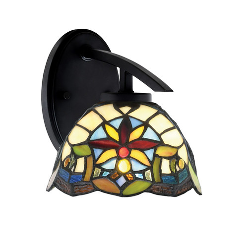 Toltec Lighting - 3720-MB-9365 - One Light Wall Sconce - Kurve - Matte Black