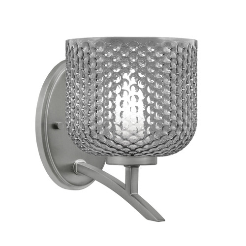 Toltec Lighting - 3721-GP-4612 - One Light Wall Sconce - Kurve - Graphite