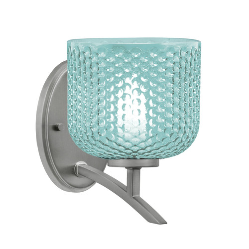Toltec Lighting - 3721-GP-4615 - One Light Wall Sconce - Kurve - Graphite