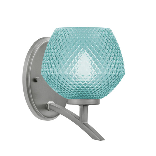 Toltec Lighting - 3721-GP-4625 - One Light Wall Sconce - Kurve - Graphite