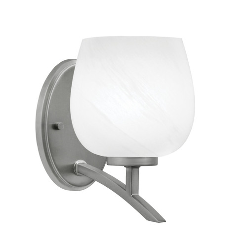 Toltec Lighting - 3721-GP-4811 - One Light Wall Sconce - Kurve - Graphite