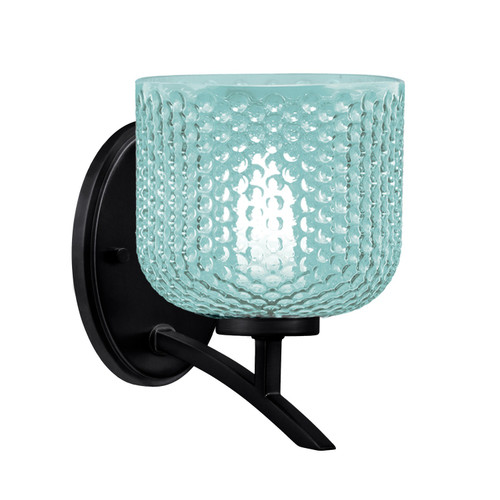 Toltec Lighting - 3721-MB-4615 - One Light Wall Sconce - Kurve - Matte Black
