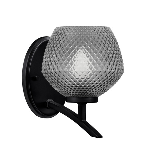 Toltec Lighting - 3721-MB-4622 - One Light Wall Sconce - Kurve - Matte Black