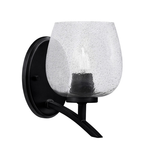 Toltec Lighting - 3721-MB-4812 - One Light Wall Sconce - Kurve - Matte Black