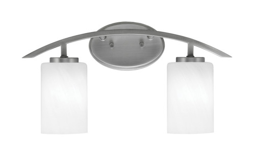 Toltec Lighting - 3722-GP-3001 - Two Light Bath Bar - Kurve - Graphite