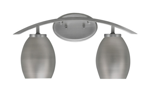 Toltec Lighting - 3722-GP-426-GP - Two Light Bath Bar - Kurve - Graphite