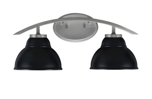 Toltec Lighting - 3722-GP-427-MB - Two Light Bath Bar - Kurve - Graphite