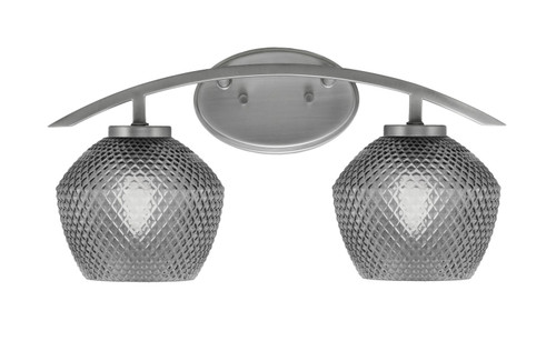 Toltec Lighting - 3722-GP-4622 - Two Light Bath Bar - Kurve - Graphite
