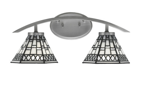 Toltec Lighting - 3722-GP-9105 - Two Light Bath Bar - Kurve - Graphite