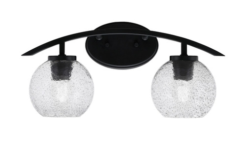 Toltec Lighting - 3722-MB-4102 - Two Light Bath Bar - Kurve - Matte Black