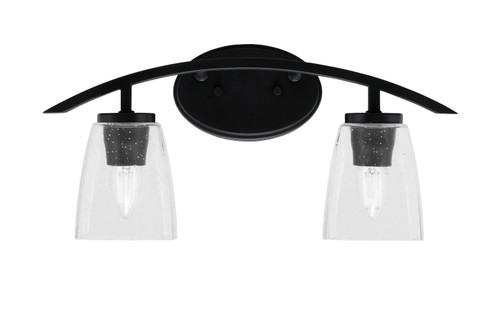 Toltec Lighting - 3722-MB-461 - Two Light Bath Bar - Kurve - Matte Black