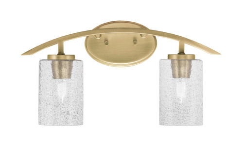 Toltec Lighting - 3722-NAB-3002 - Two Light Bath Bar - Kurve - New Age Brass