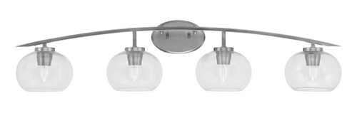 Toltec Lighting - 3724-GP-202 - Four Light Bath Bar - Kurve - Graphite