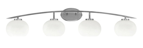 Toltec Lighting - 3724-GP-212 - Four Light Bath Bar - Kurve - Graphite