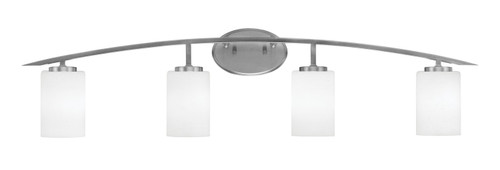 Toltec Lighting - 3724-GP-310 - Four Light Bath Bar - Kurve - Graphite