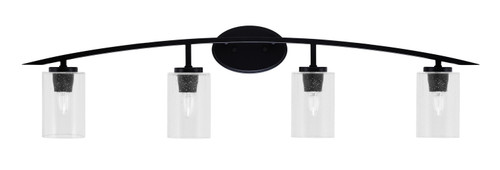 Toltec Lighting - 3724-MB-300 - Four Light Bath Bar - Kurve - Matte Black