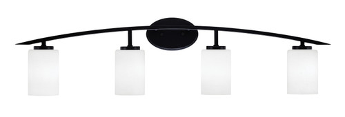 Toltec Lighting - 3724-MB-310 - Four Light Bath Bar - Kurve - Matte Black