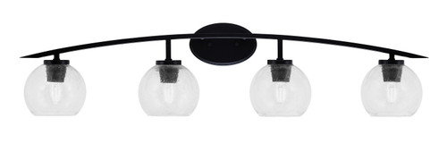 Toltec Lighting - 3724-MB-4100 - Four Light Bath Bar - Kurve - Matte Black