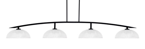 Toltec Lighting - 3734-MB-540 - Four Light Bar - Kurve - Matte Black