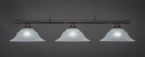 Toltec Lighting - 373-DG-53615 - Three Light Bar - Oxford - Dark Granite