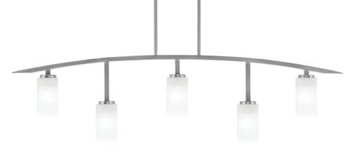 Toltec Lighting - 3745-GP-541 - Five Light Bar - Kurve - Graphite