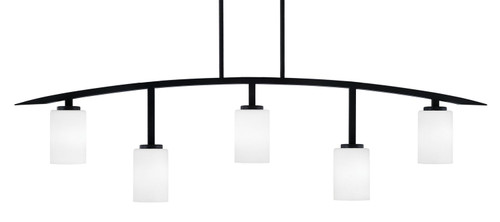 Toltec Lighting - 3745-MB-310 - Five Light Bar - Kurve - Matte Black