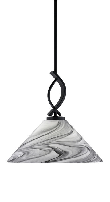 Toltec Lighting - 3901-MB-2129 - One Light Mini Pendant - Cavella - Matte Black