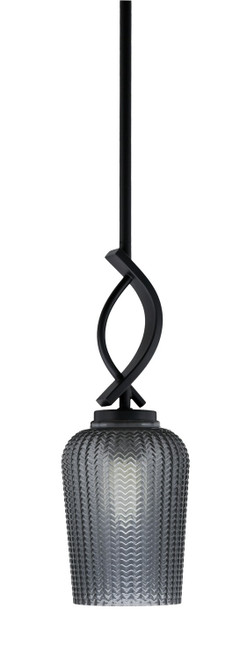 Toltec Lighting - 3901-MB-4252 - One Light Mini Pendant - Cavella - Matte Black