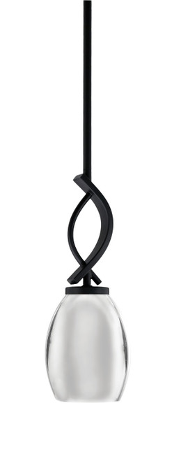 Toltec Lighting - 3901-MB-426-CH - One Light Mini Pendant - Cavella - Matte Black