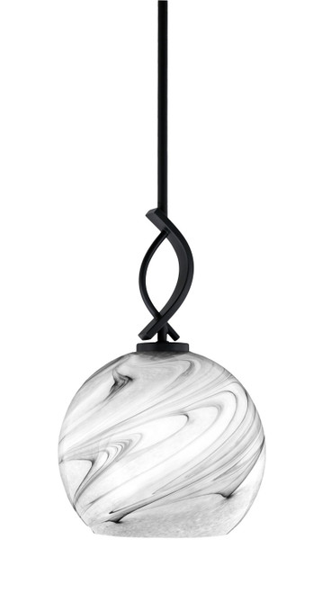 Toltec Lighting - 3901-MB-4359 - One Light Mini Pendant - Cavella - Matte Black