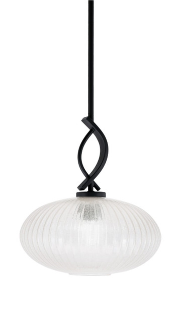 Toltec Lighting - 3901-MB-4658 - One Light Mini Pendant - Cavella - Matte Black