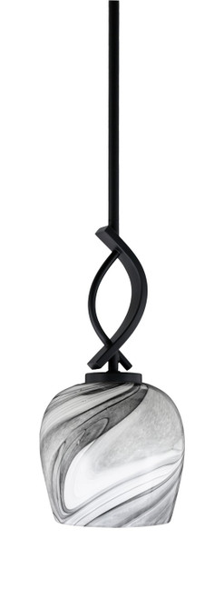 Toltec Lighting - 3901-MB-4819 - One Light Mini Pendant - Cavella - Matte Black