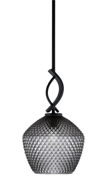 Toltec Lighting - 3901-MB-4922 - One Light Mini Pendant - Cavella - Matte Black
