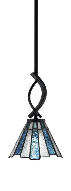 Toltec Lighting - 3901-MB-9325 - One Light Mini Pendant - Cavella - Matte Black