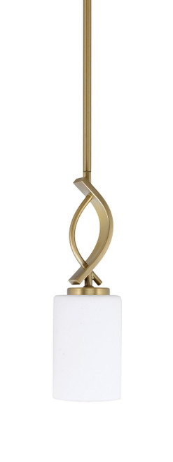 Toltec Lighting - 3901-NAB-310 - One Light Mini Pendant - Cavella - New Age Brass