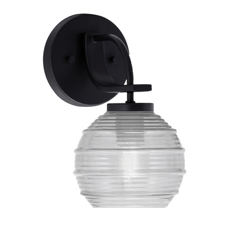 Toltec Lighting - 3911-MB-5110 - One Light Wall Sconce - Cavella - Matte Black