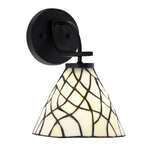 Toltec Lighting - 3911-MB-9115 - One Light Wall Sconce - Cavella - Matte Black