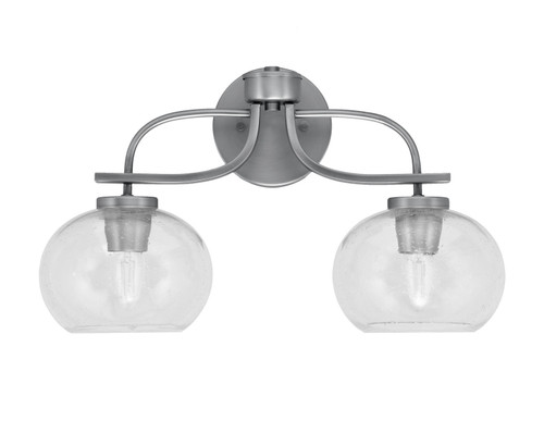 Toltec Lighting - 3912-GP-202 - Two Light Bath Bar - Cavella - Graphite