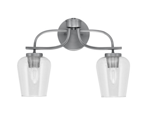 Toltec Lighting - 3912-GP-210 - Two Light Bath Bar - Cavella - Graphite