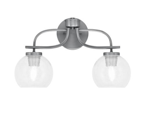 Toltec Lighting - 3912-GP-4100 - Two Light Bath Bar - Cavella - Graphite