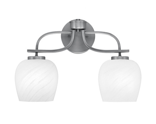 Toltec Lighting - 3912-GP-4811 - Two Light Bath Bar - Cavella - Graphite