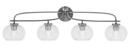 Toltec Lighting - 3914-GP-202 - Four Light Bath Bar - Cavella - Graphite