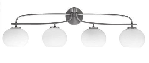 Toltec Lighting - 3914-GP-212 - Four Light Bath Bar - Cavella - Graphite