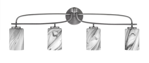 Toltec Lighting - 3914-GP-3009 - Four Light Bath Bar - Cavella - Graphite