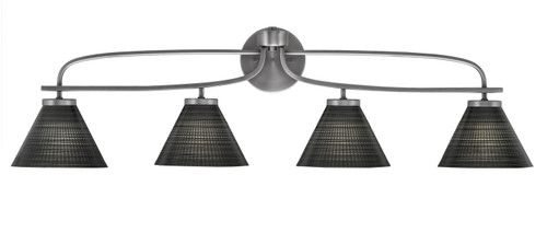 Toltec Lighting - 3914-GP-4059 - Four Light Bath Bar - Cavella - Graphite