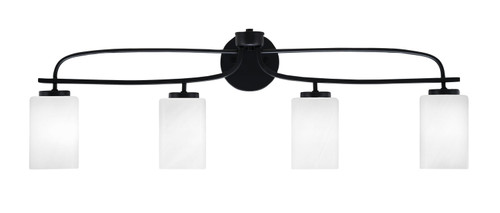 Toltec Lighting - 3914-MB-3001 - Four Light Bath Bar - Cavella - Matte Black
